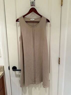 ROSSO 35 Beige Shift Dress